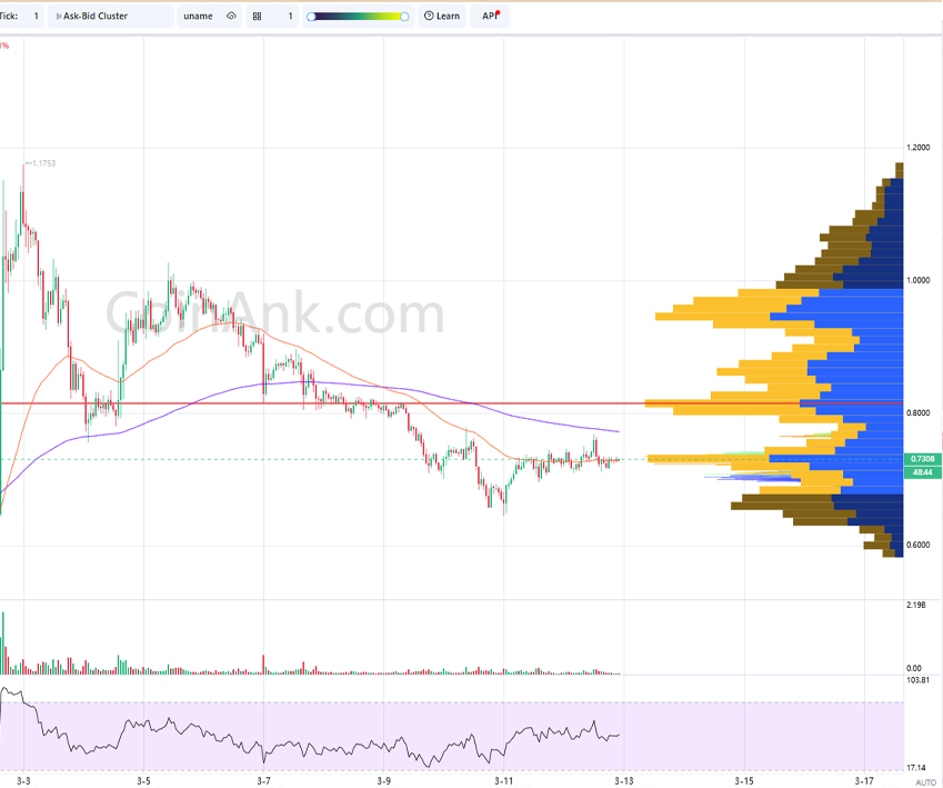 Phân tích ADA/USDT – Khung 1H ( 13/3)