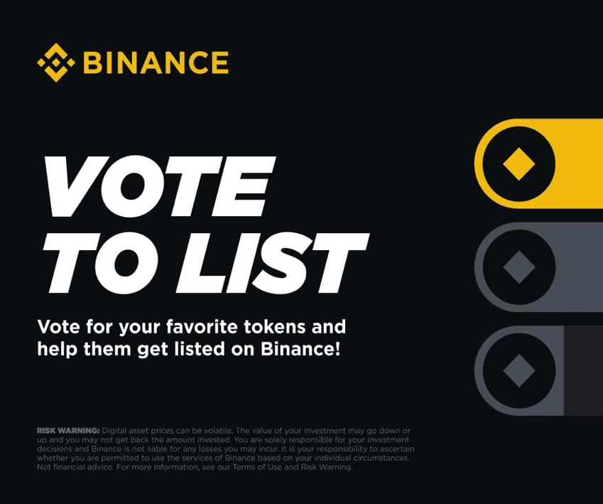 Binance Ra Mắt “Vote to List” – Cộng Đồng Quyết Định Token Niêm Yết